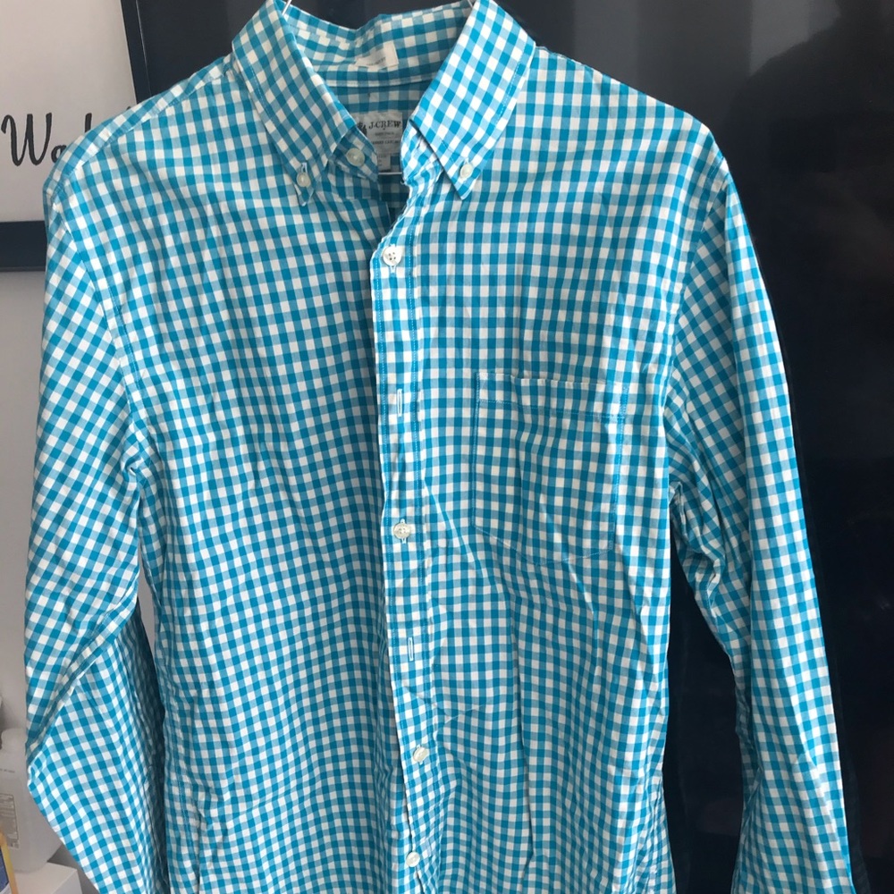 J Crew men’s button up dress shirt